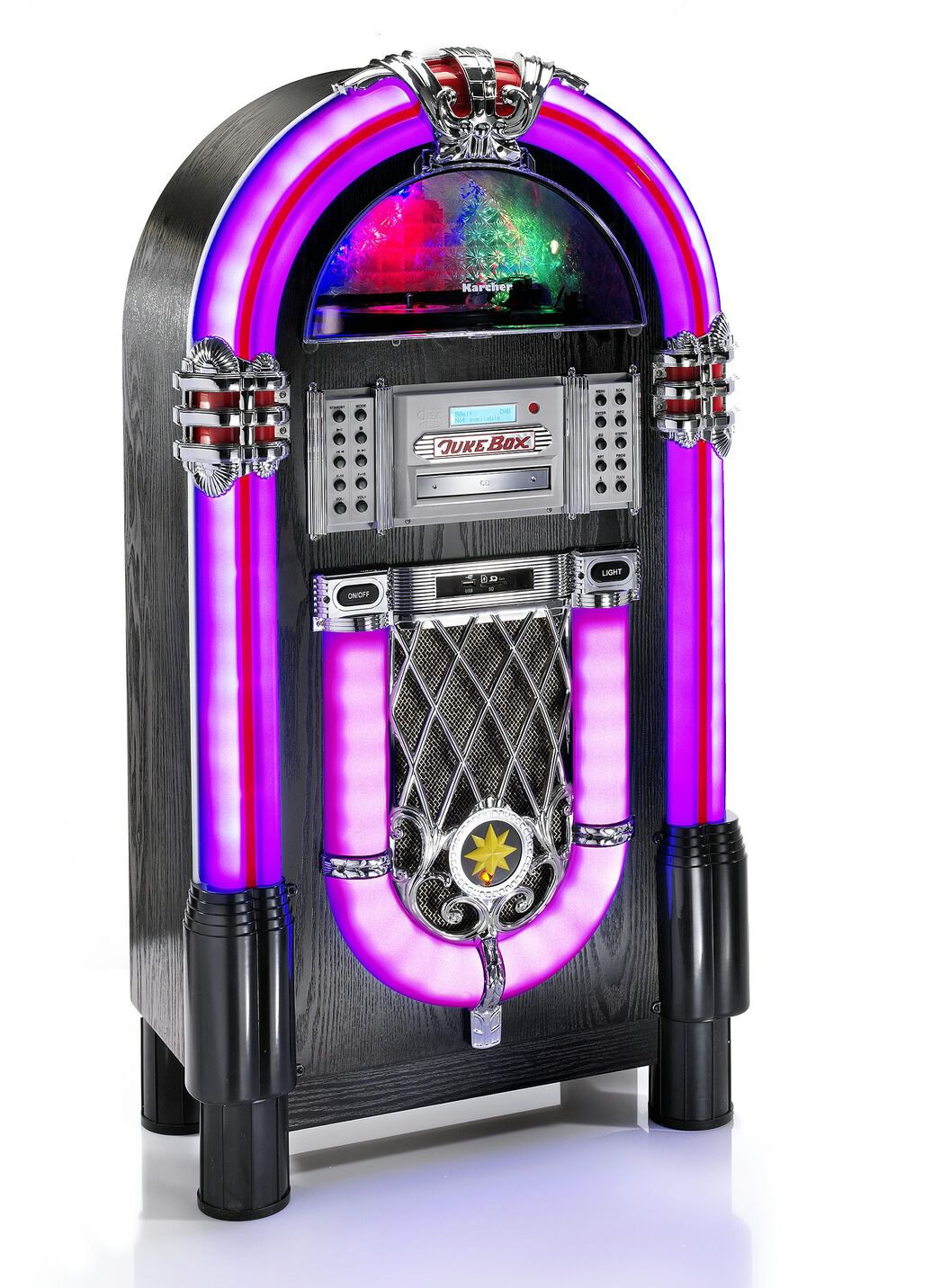 Karcher JB6608D Plattenspieler-Jukebox mit DAB+