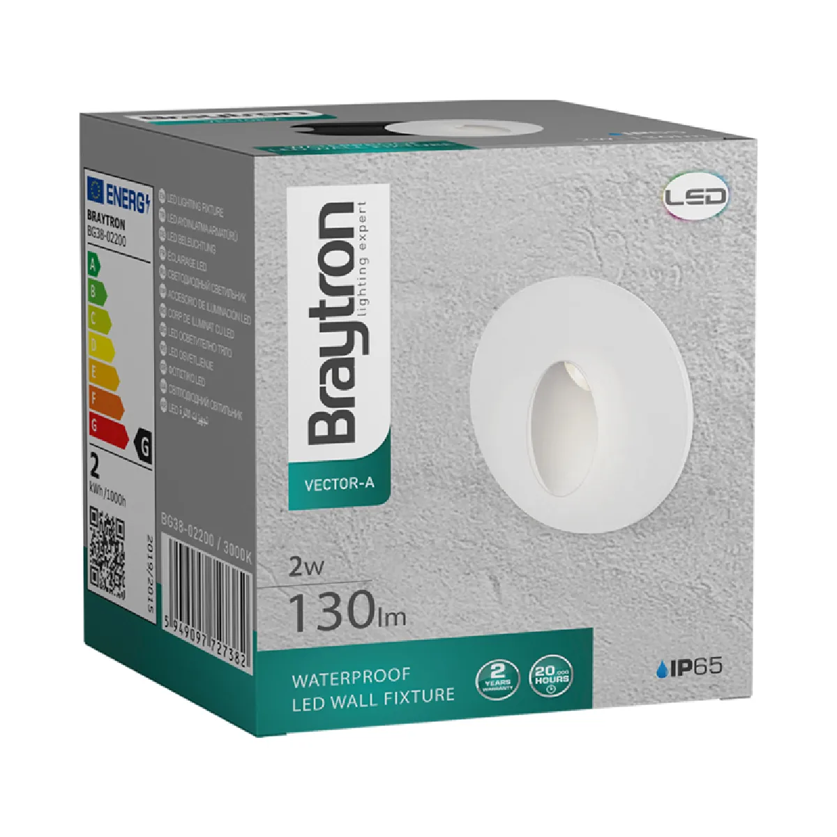 Braytron Lot de Mini Spots LED 2W