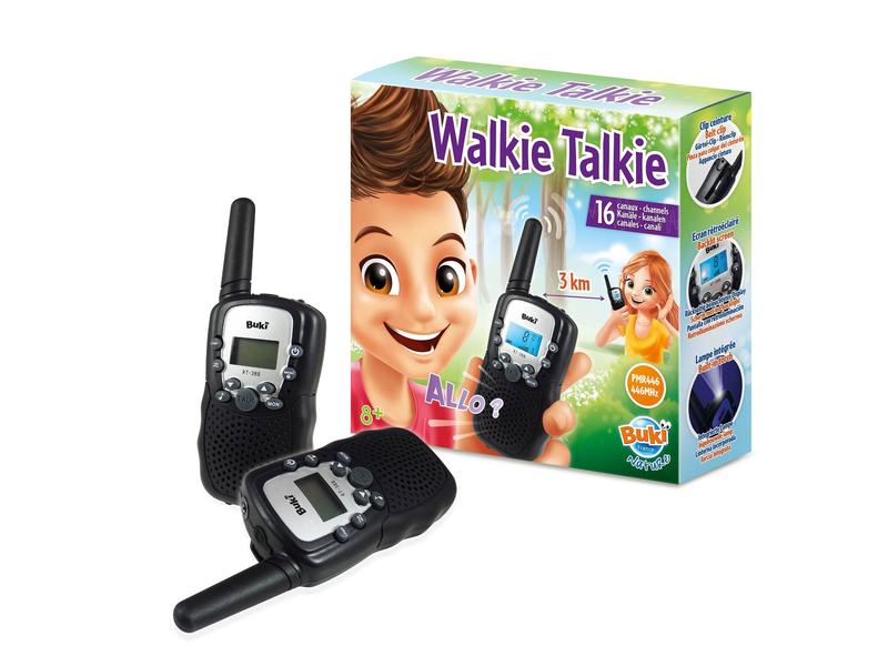 Buki Rettungsdienst Buki Walkie Talkie mit Batterien Mit 8 Kanälen und 10 Rufmelodien