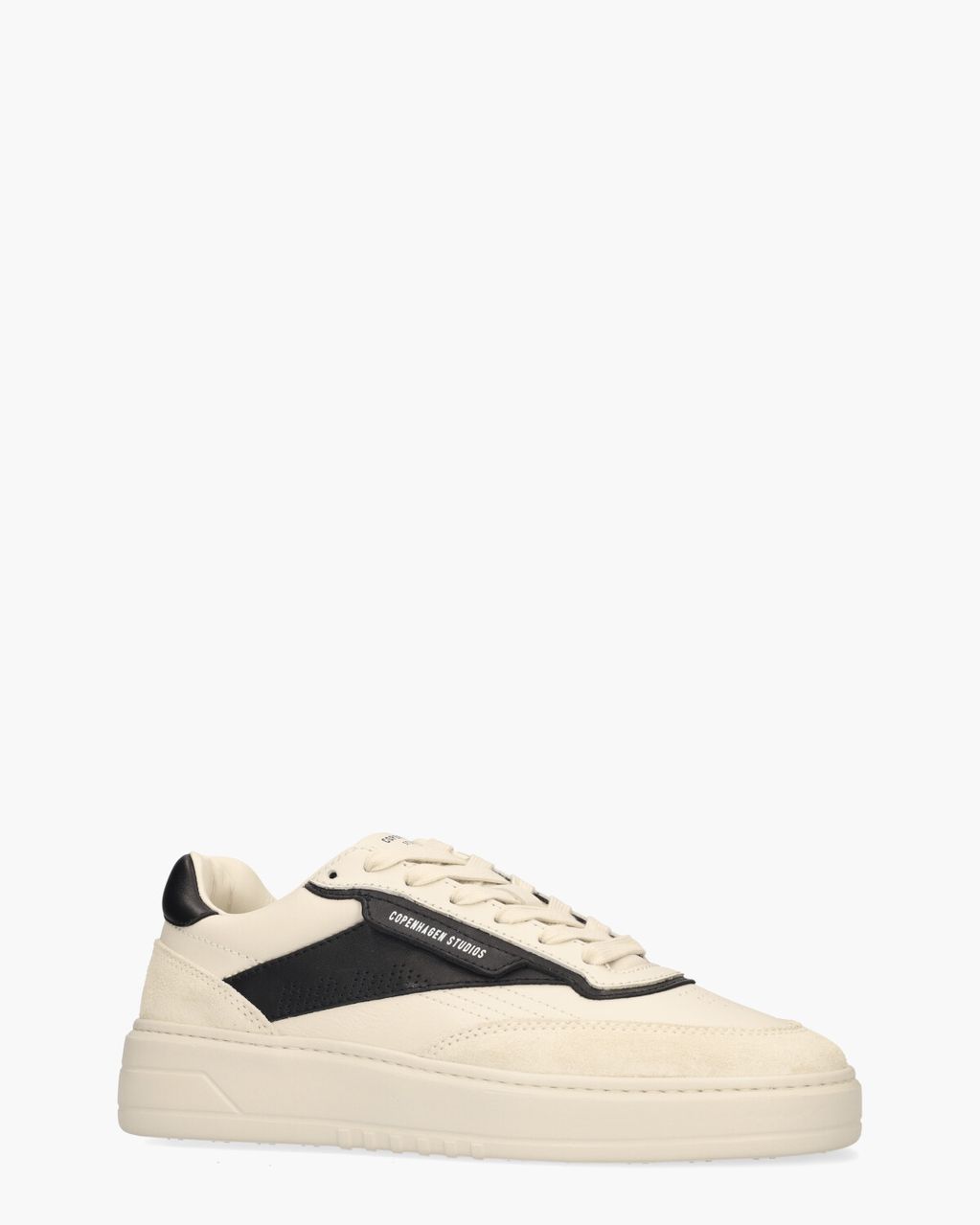 Copenhagen Studios CPH89 Leather Mix Off-White/Zwart Herensneakers