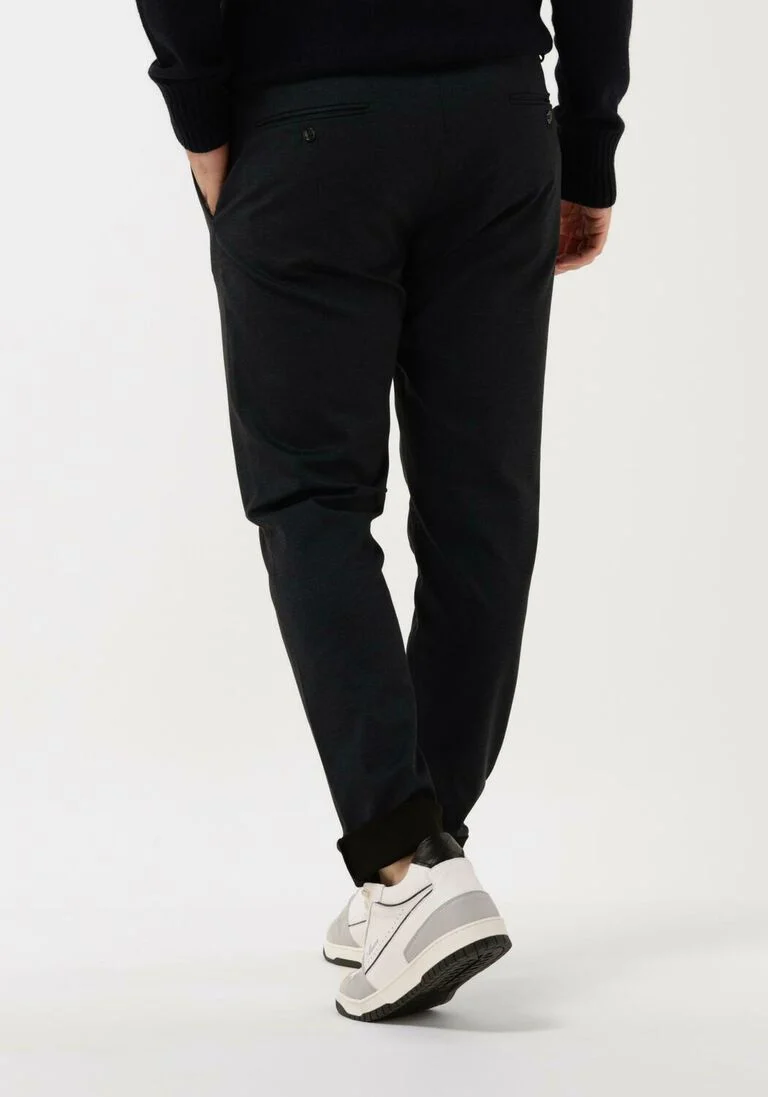 DSTREZZED donkerblauwe dstrezzed pantalon lancaster tapered jogger printed pattern