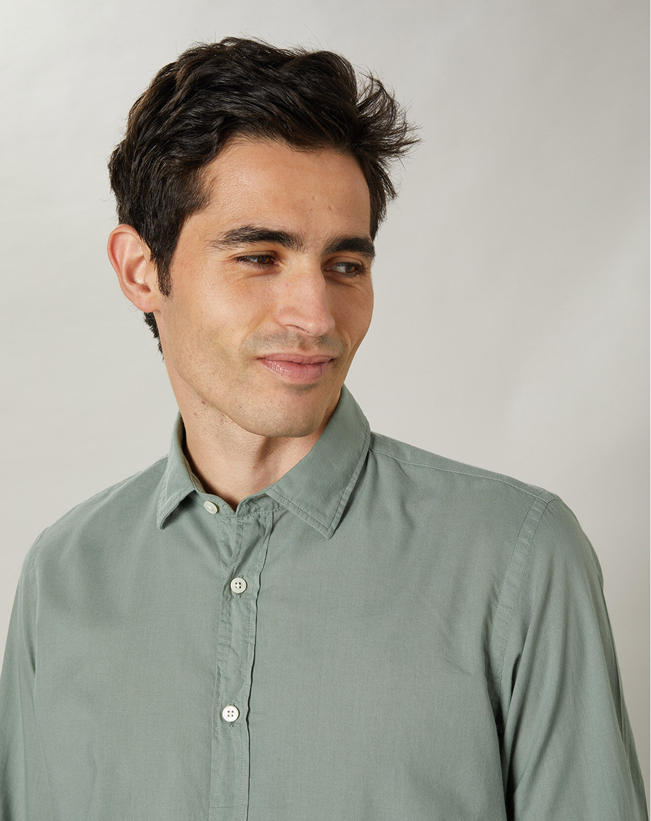 Hartford Chemise slim Sammy Pat cactus