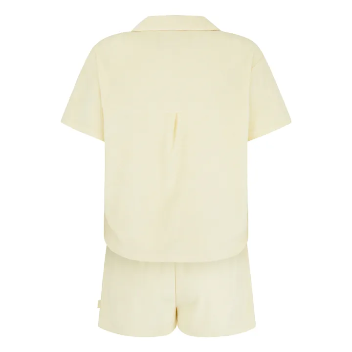 Araminta James Ensemble Chemise Terry | Jaune pâle