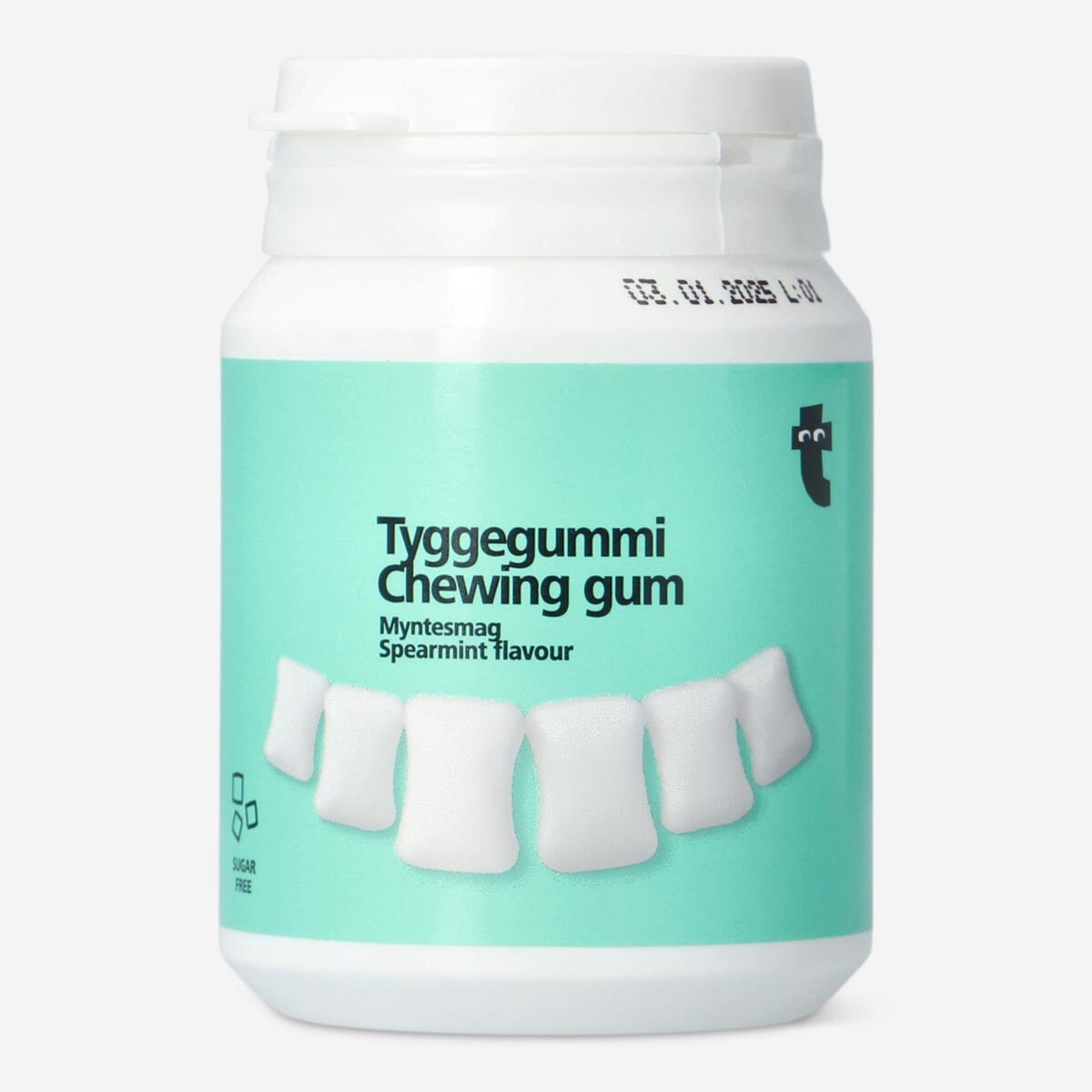 Tyggegummi. Smag af pebermynte