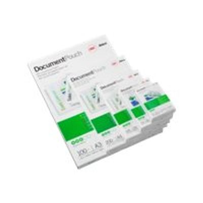 GBC HeatSeal Document Pouch - pack de 100 - brillant - 303 x 426 mm - pochettes plastifiées