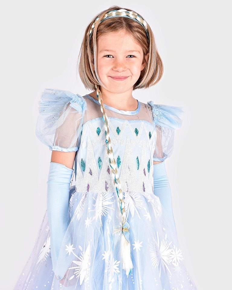 Den Goda Fen - Princess dress - Frozen Blue (134-140 cm) (F65035)