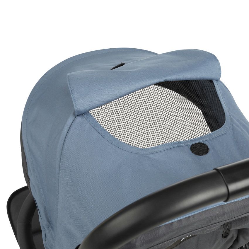 Poussette Aria Basic - Bleue - Ecru
