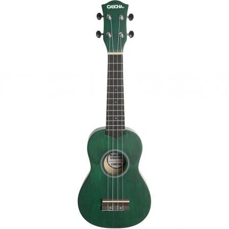 Cascha HH 3972 NL sopraan ukelele set groen (Nederlands)