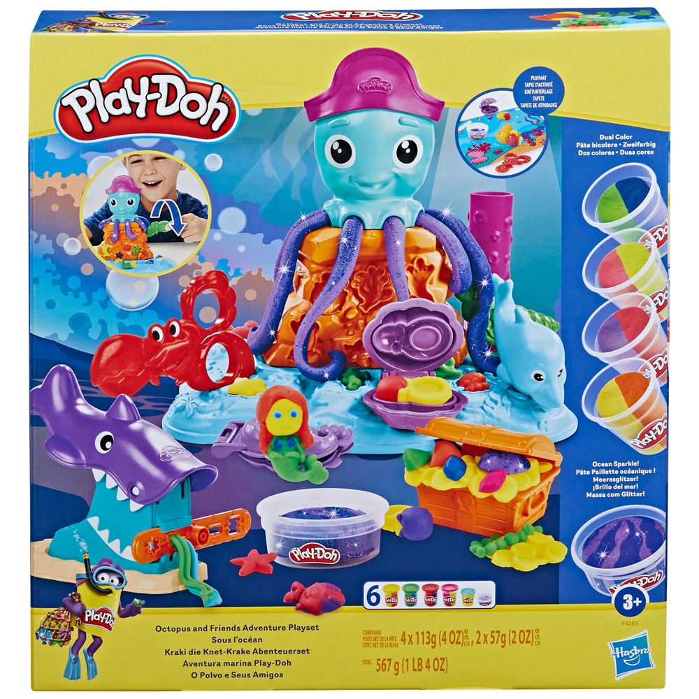 Play-Doh Abenteuer-Spielset „Oktopus und Freunde“