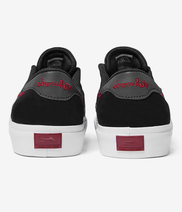 Lakai x Chocolate Flaco II Schuh (black red)