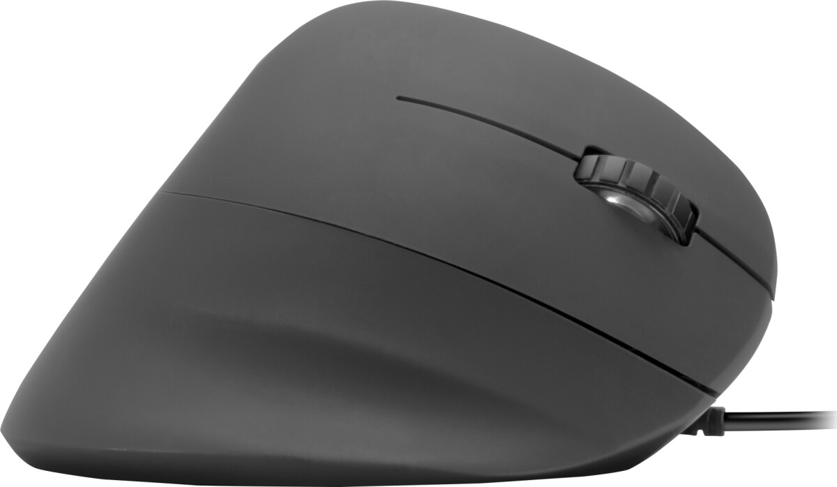Speedlink - Piavo Ergonomic Vertikal Mus - USB - Sort - 2.400 Dpi