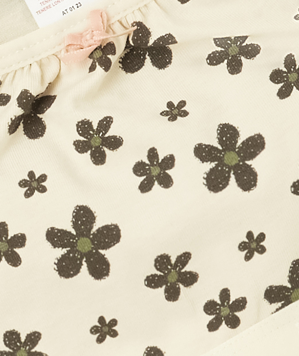 DIMLOT DE 2 BRASSIÈRES POCKETS RÉGLISSE ET IMPRIMÉ FLEURS
