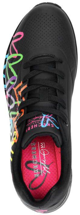 Skechers Jgoldcrown: Uno - Highlight Love zwart