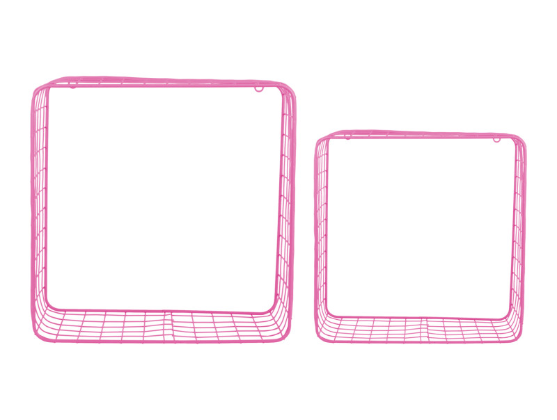 Wall Rack Set Reja PT4258BP Bright pink