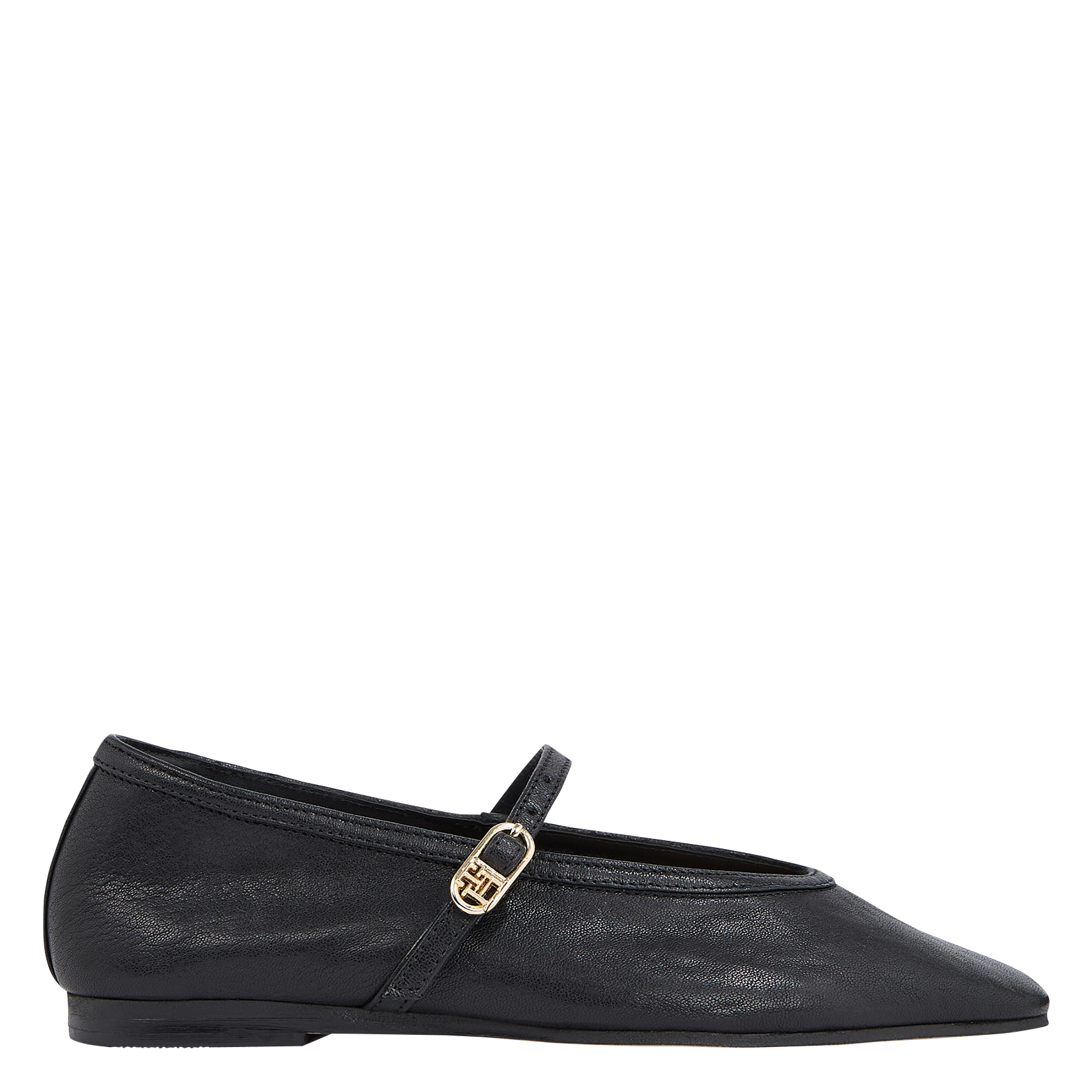 Ballerines en cuir | Noir