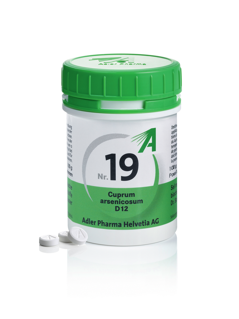 ADLER Nr19 Cuprum arsenicosum 12 D<br>100 g, Tablette
