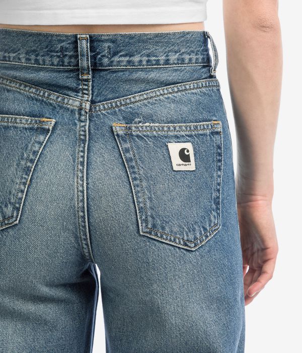 Carhartt WIP W' Jane Pant Organic Fairfield Jeans women (blue dark used wash)