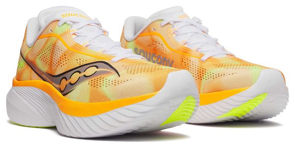 Chaussures Running Saucony Kinvara 15 Orange/Blanc Femme