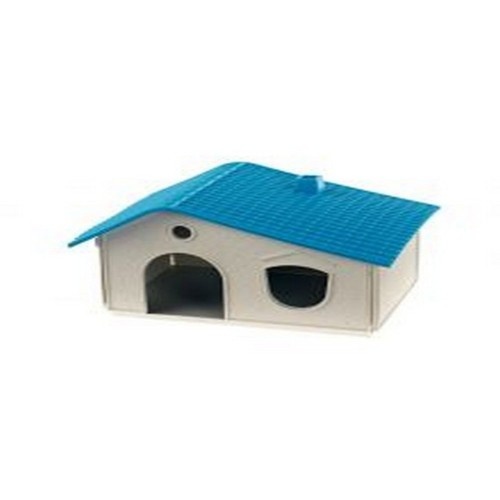 Casinha de plástico Caldex cinza-azul para hamsters