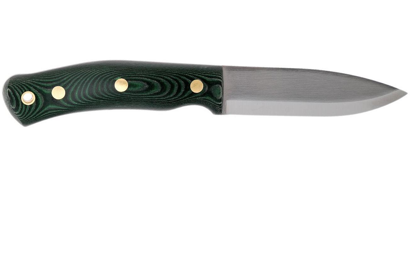 Casström No. 10 Swedish Forest Knife Green Micarta, Sleipner Scandi Grind 13103