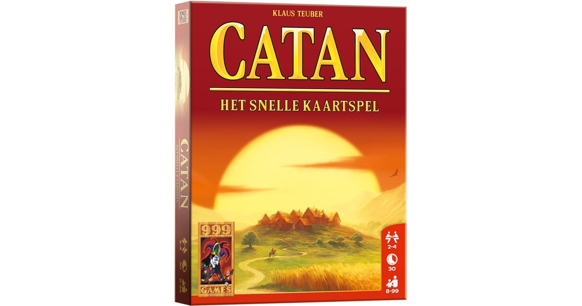 999 GamesCatan: Het Snelle Kaartspel Gezelschapsspel  (Nederlands, 2-4 spelers, 30 minuten, vanaf 8 jaar)