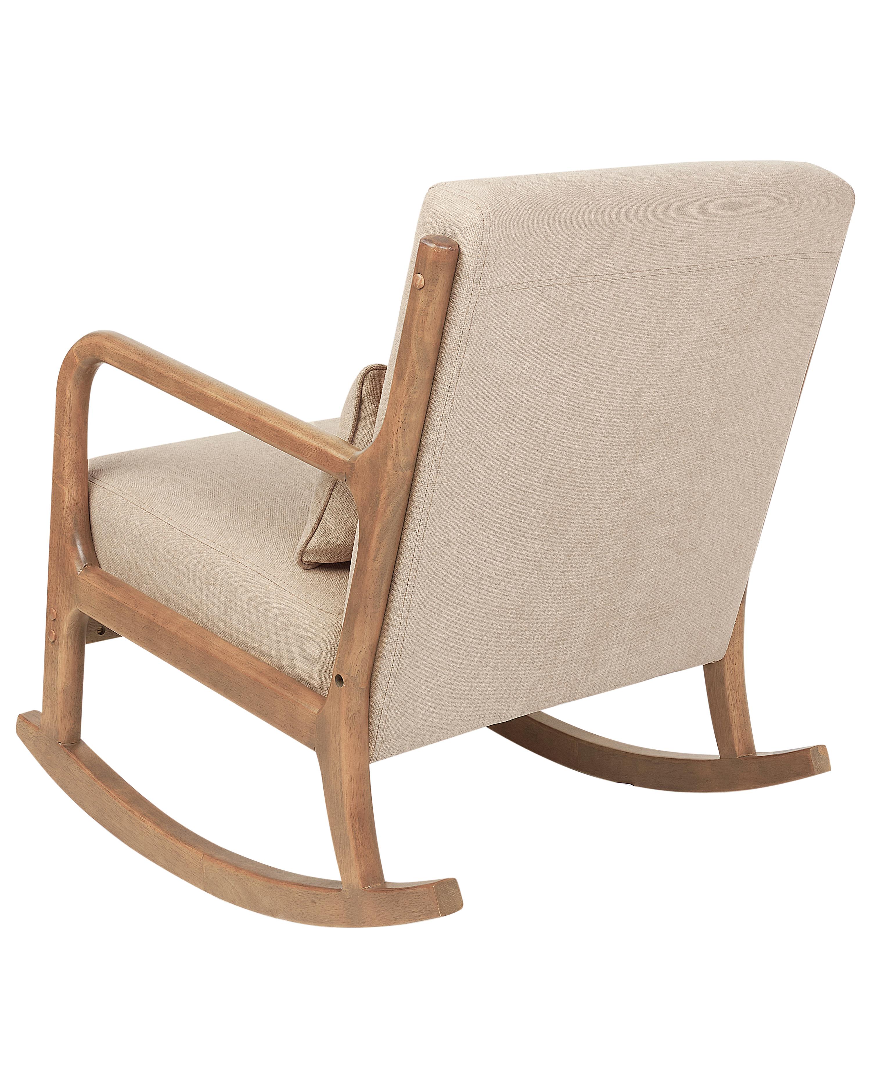 Schommelstoel SKOVDE Stof Beige