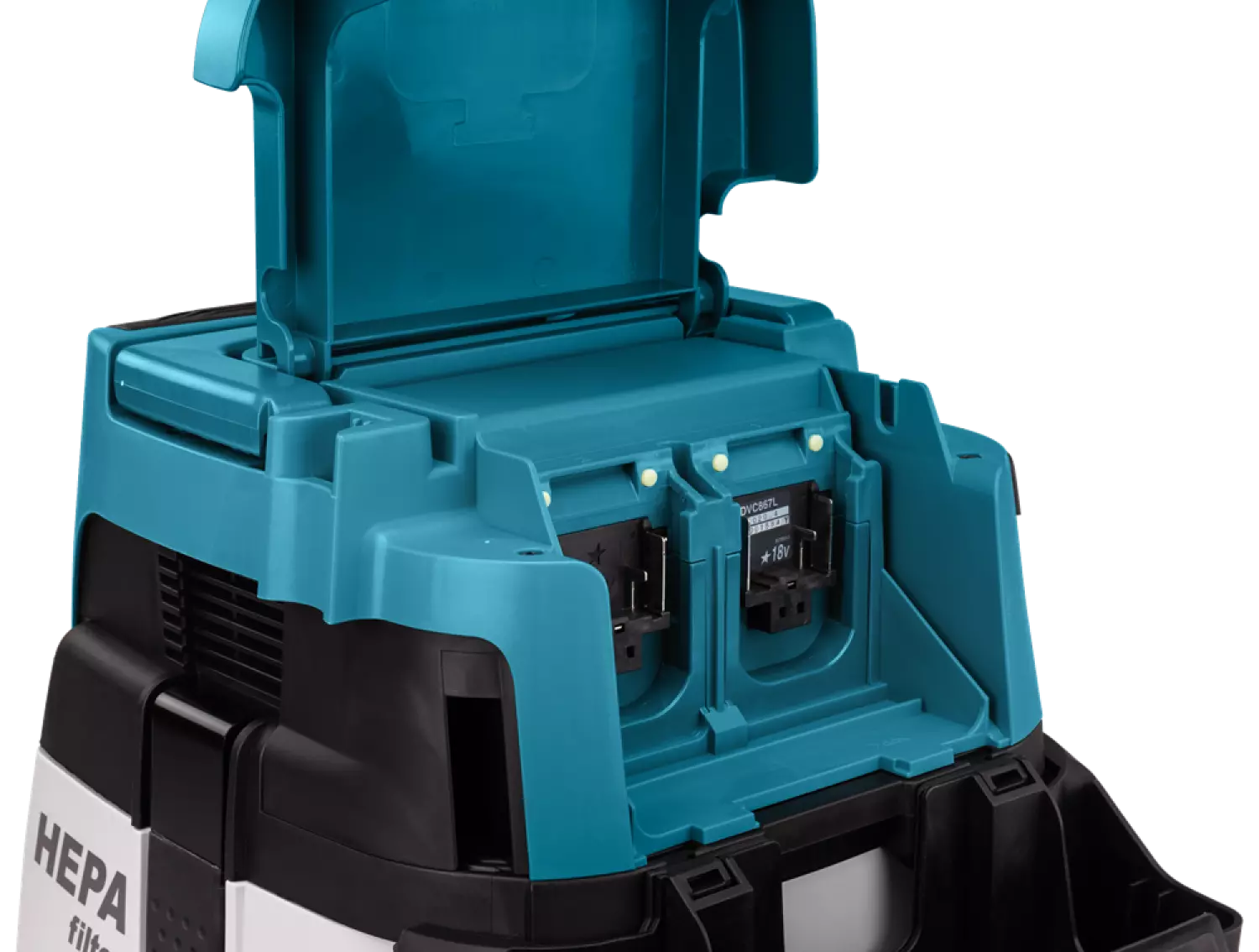Makita DVC157LZX3 36V (2x 18V) Li-ion accu bouwstofzuiger body - 15L - Droogzuigen