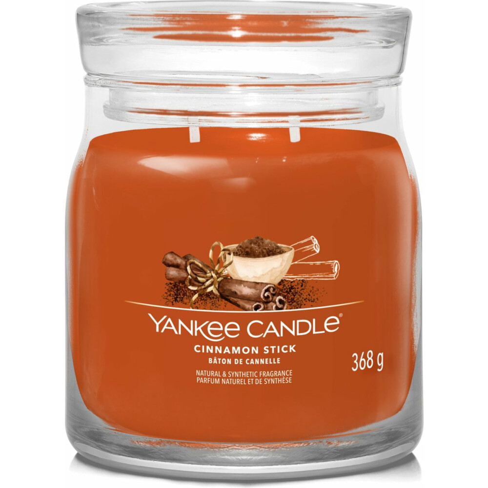 Yankee Candle Geurkaars Medium Jar Cinnamon Stick368 gr