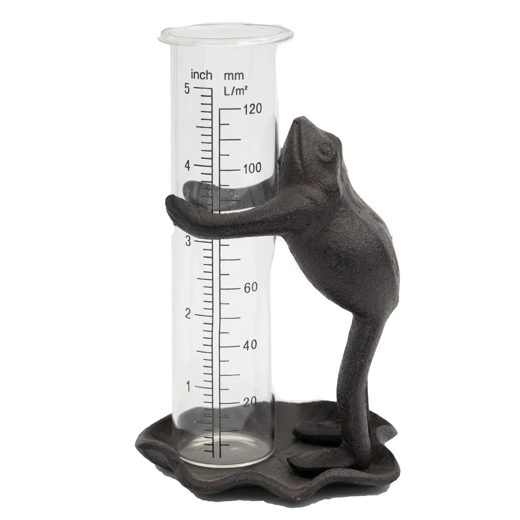 Regnmåler frosk Høyde 14,5 cm