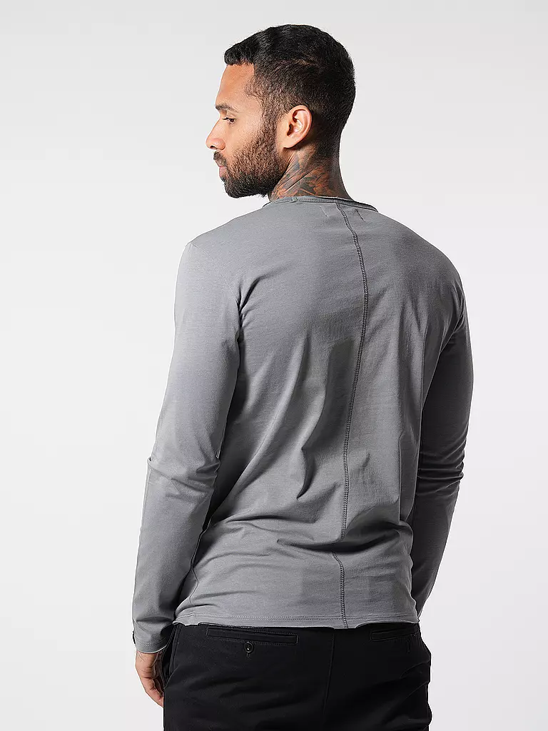 REPLAY Langarmshirt  hellgrau