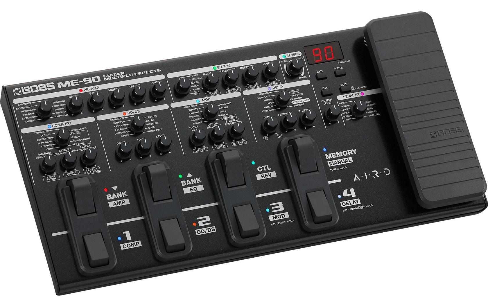 Effektgerät ME-90<br>Erstellen Sie professionelle Sounds im Handumdrehen