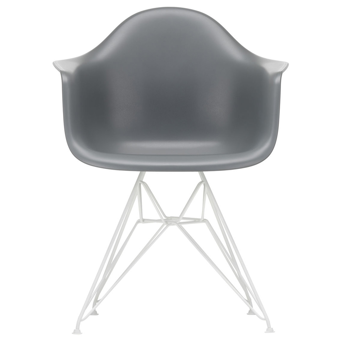 Eetkamerstoel DAR RE wit Granite Grey
