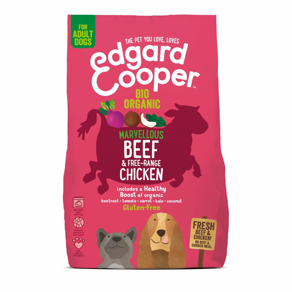 Edgard & Cooper Hondenvoer Bio Rund - Bio Kip2,5 kg