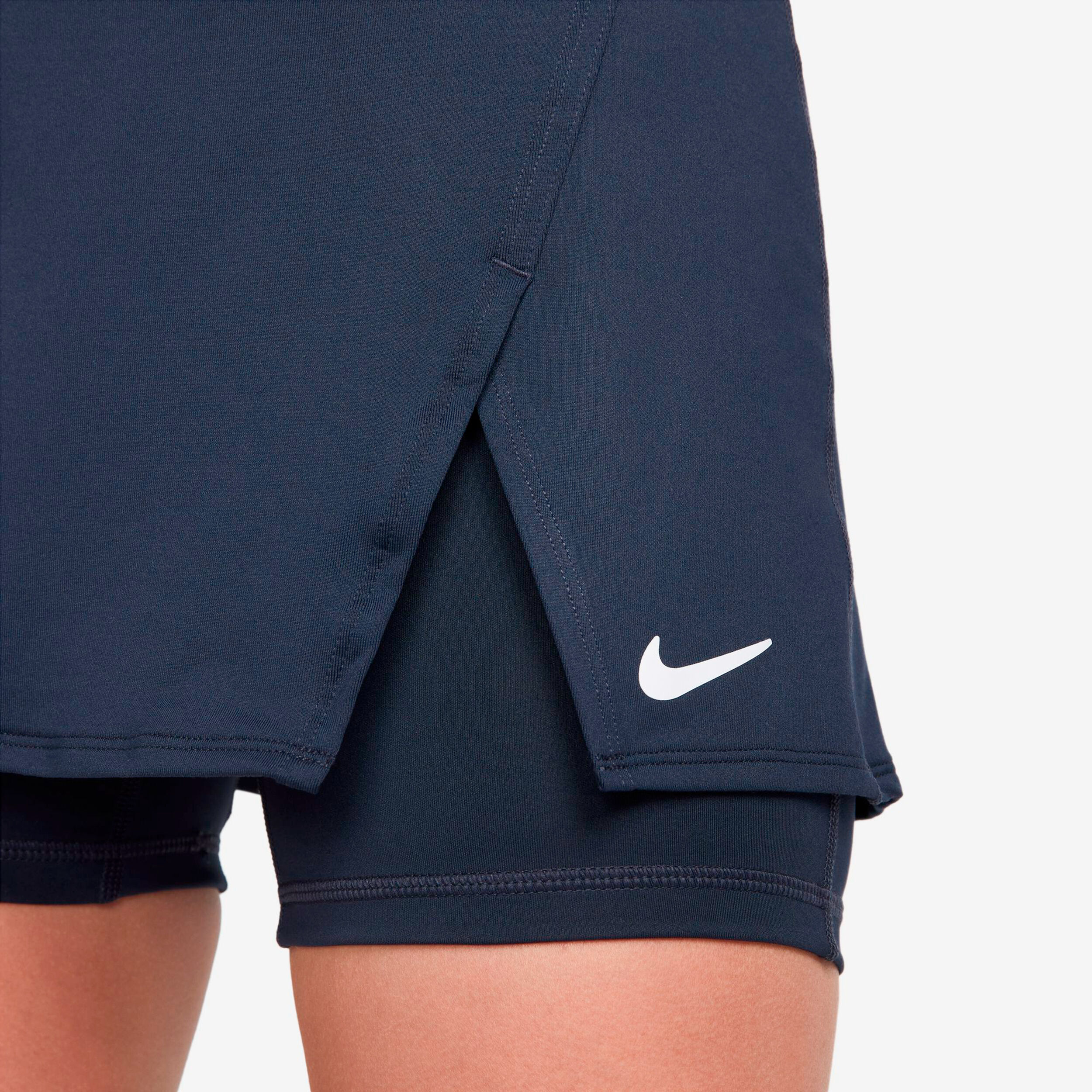 Nike Court Victory Dri-Fit Straight Jupe Femmes - Bleu Foncé