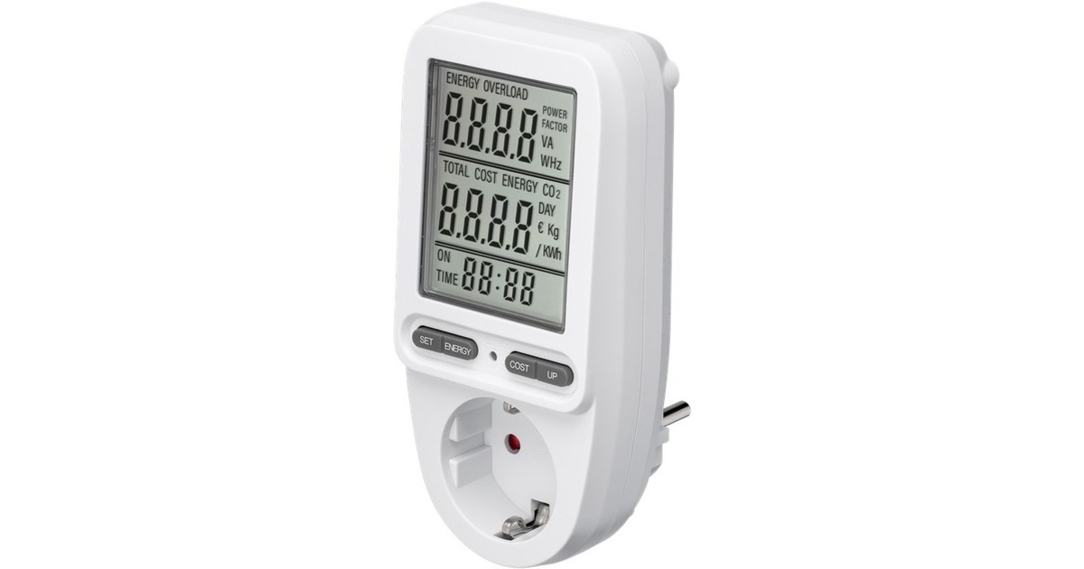 goobayDigitale energiekostenmeter Pro meetapparaat  (Wit)