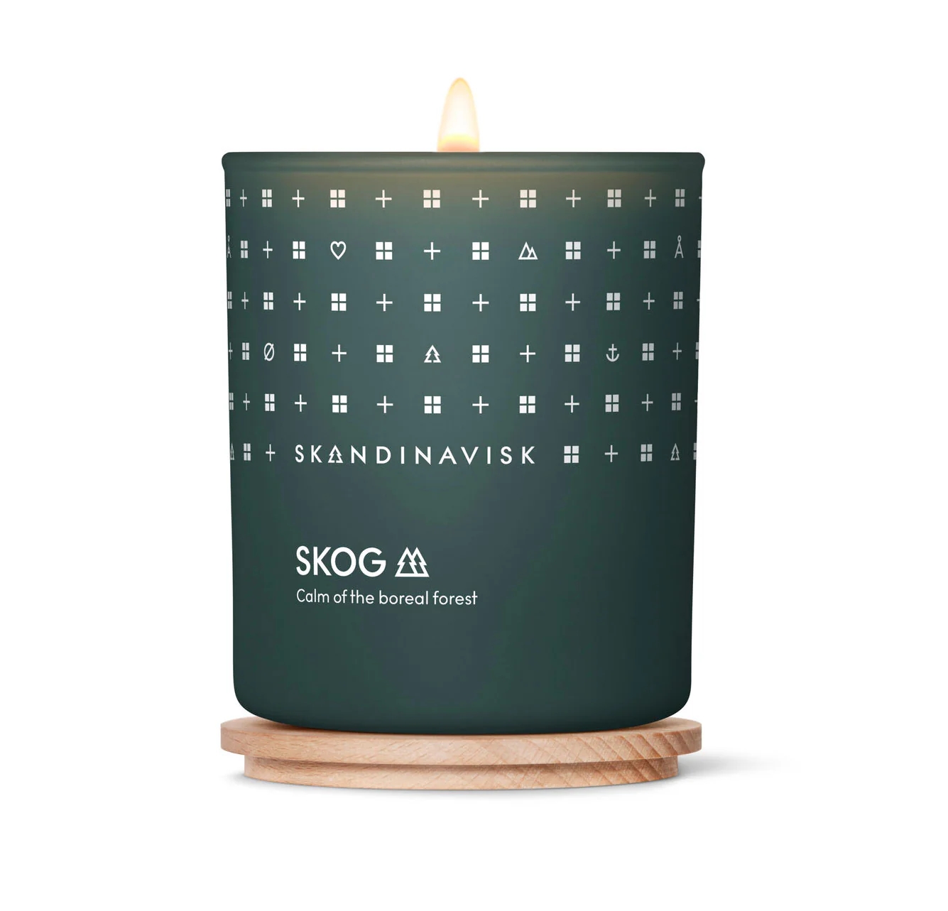 Skandinavisk  Skog duftlys, 200g. - Forest green
