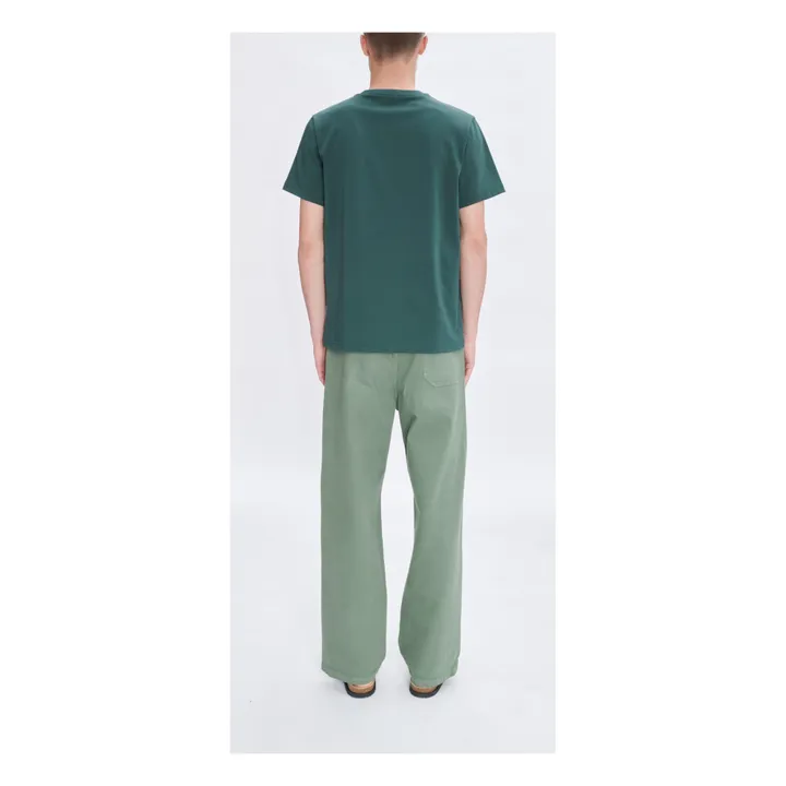 A.P.C. T-shirt New Raymond Coton Bio | Vert foncé