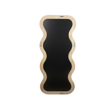 Spiegel houten frame beige 60x135x2,2cm