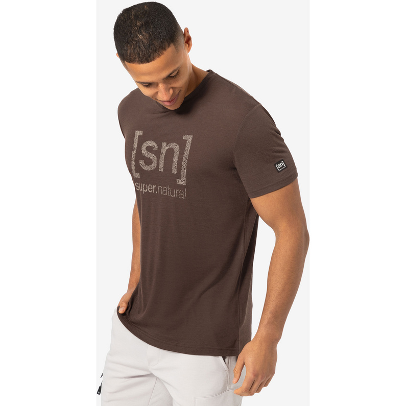 Super.Natural Herren Logo Lines T-Shirt