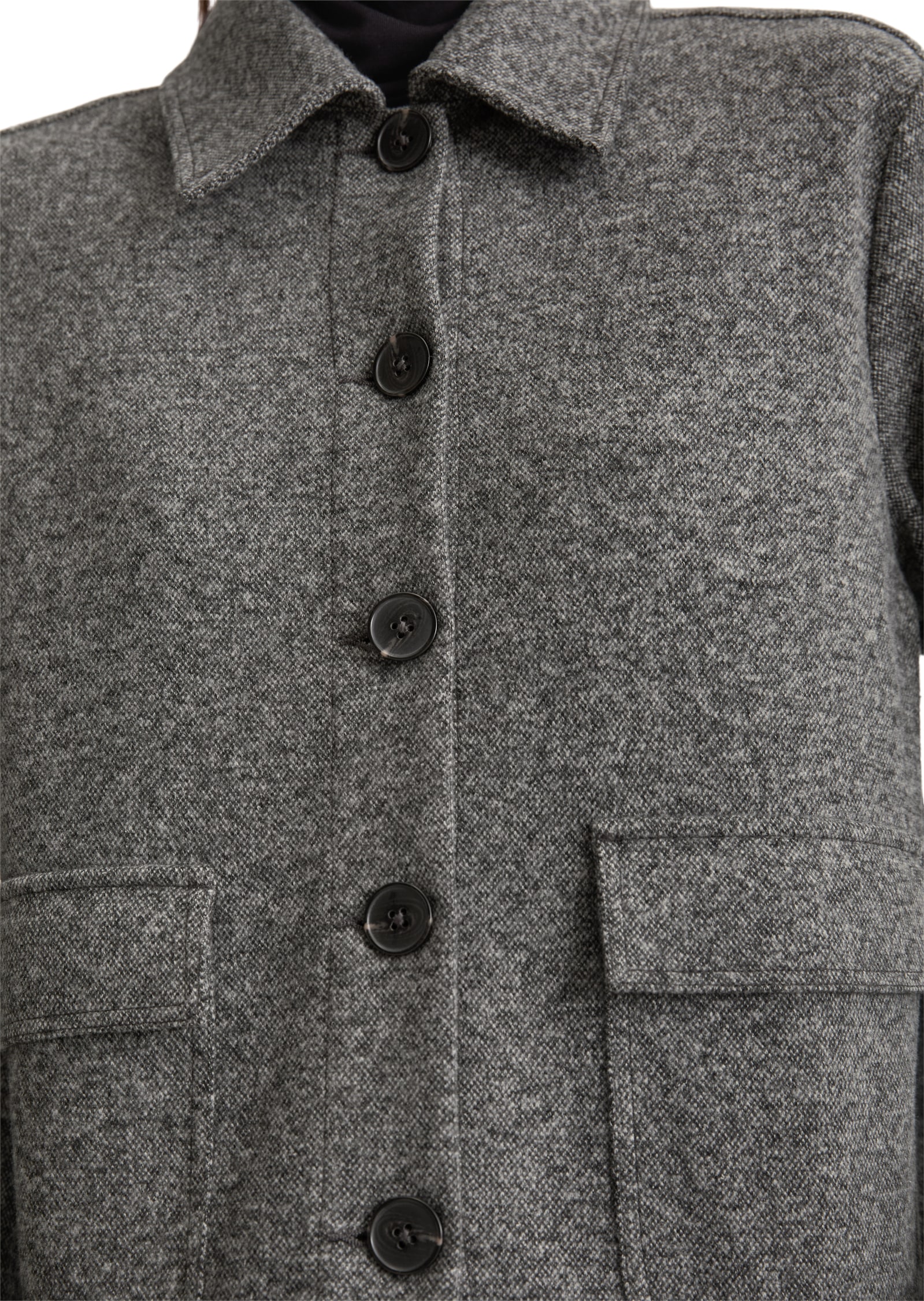 Marc O'Polo Kurzjacke Tweed-Jerseyjacke regular fit aus Organic Cotton-Mix