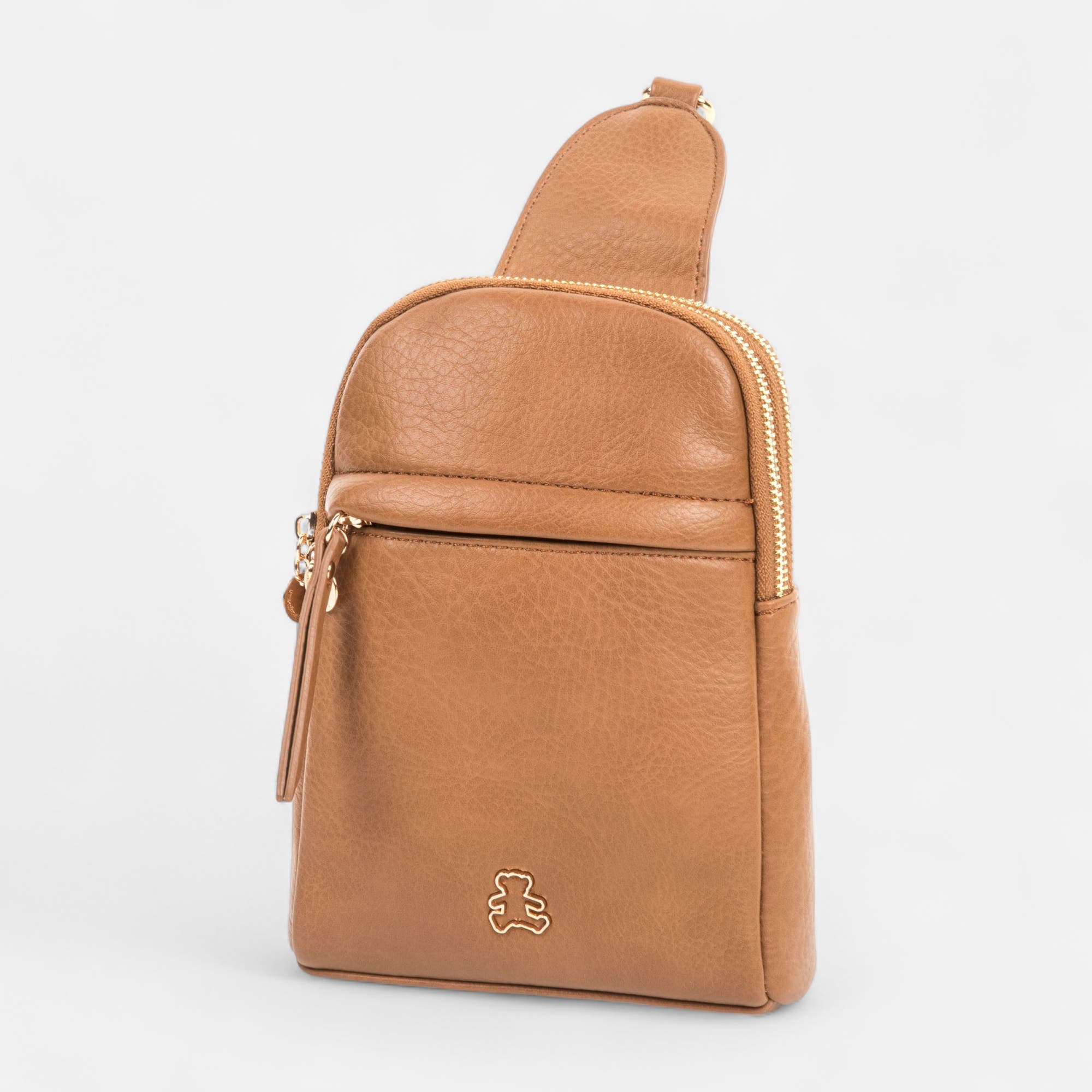 Pochette pour téléphone cognac