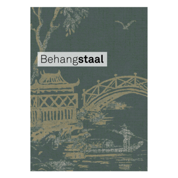 Behangstaal vliesbehang Gaia groen/blauw (dessin 113290)