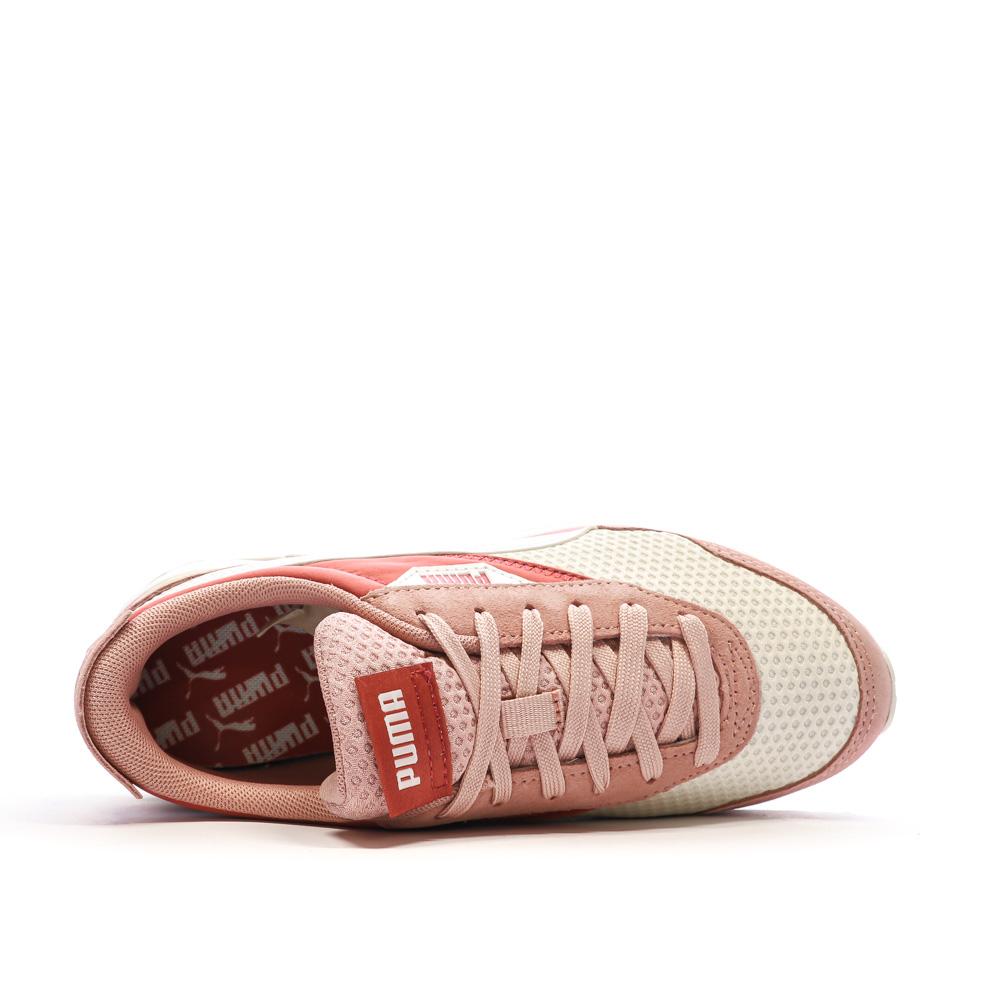 Puma Baskets Rose/Rouge Fille Puma Cruise Rider Peony