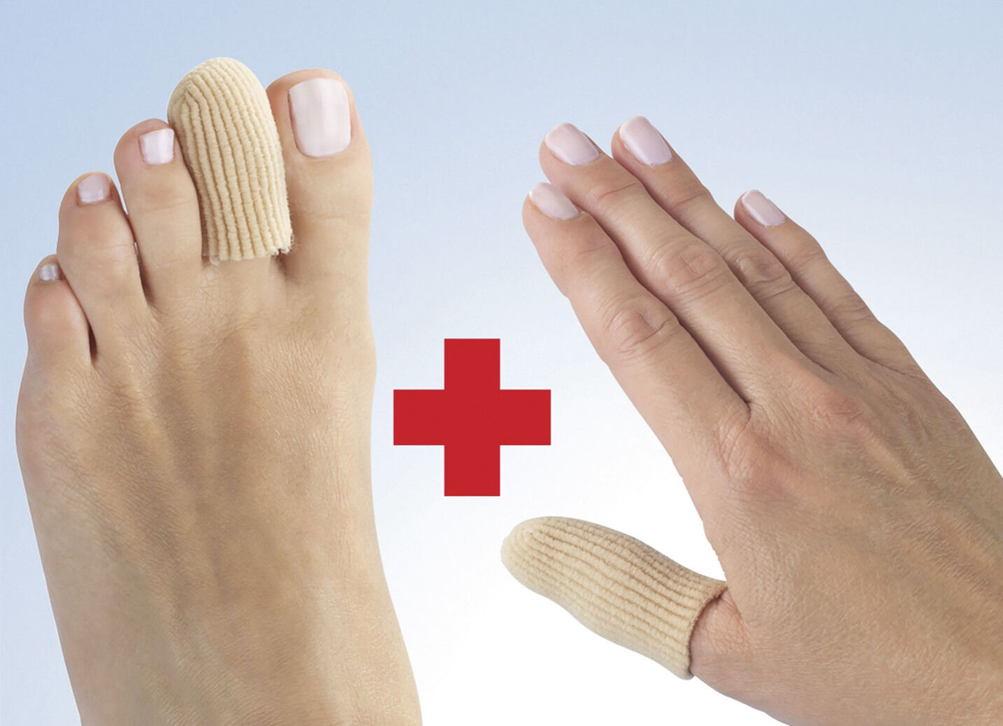 Finger- und Zehenschutz, 6-teilig, mit Silikon-Innenseite