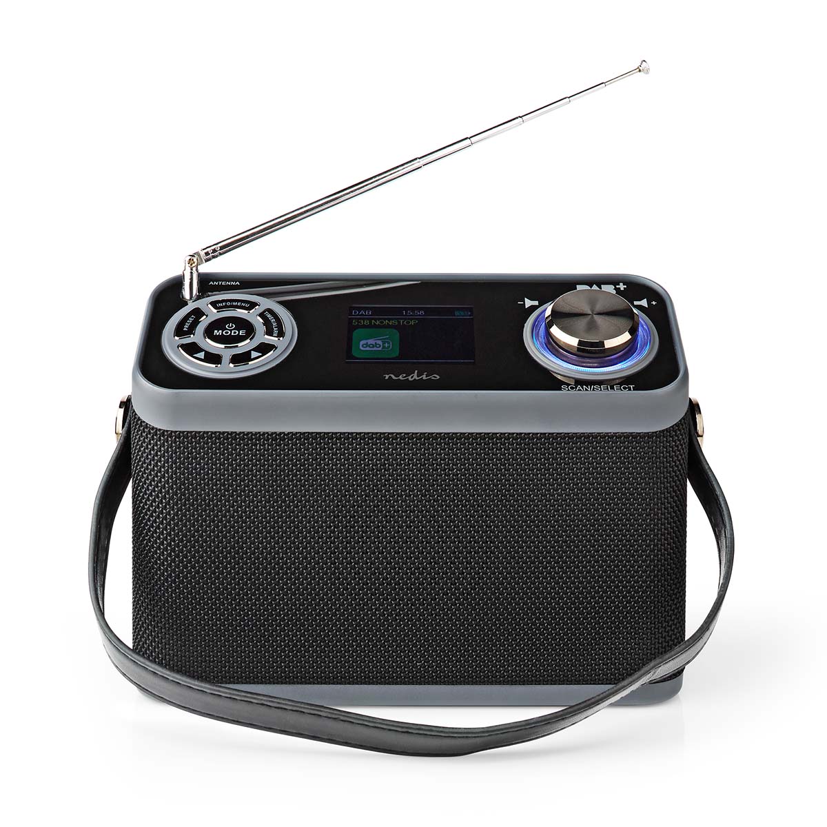 Nedis RDDB5200BK DAB+ Radio