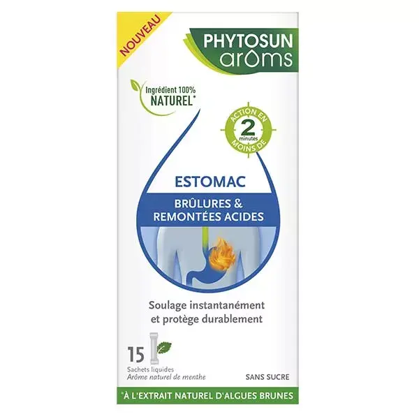 Phytosun Arôms Alívio da Azia e Refluxo Ácido 15 sachês