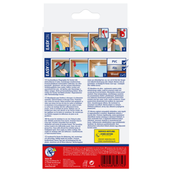 tesa Insect Stop raamhor met klittenband Comfort 120x240 cm antraciet