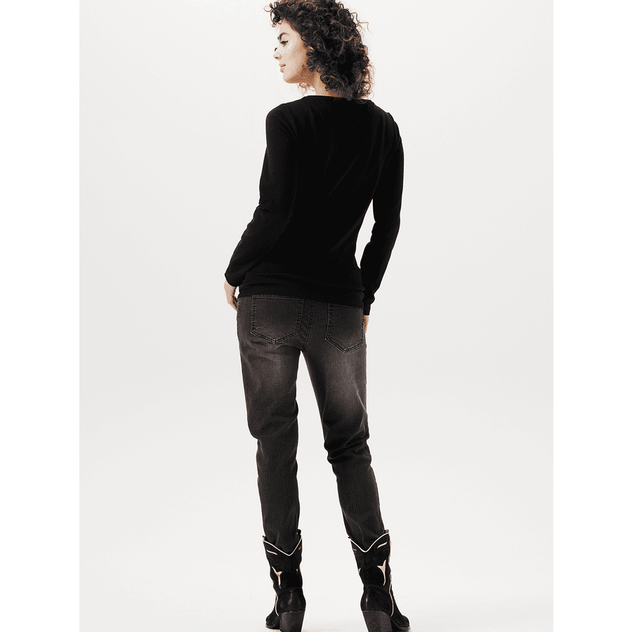 SUPERMOM Langarmshirt Cortez Black