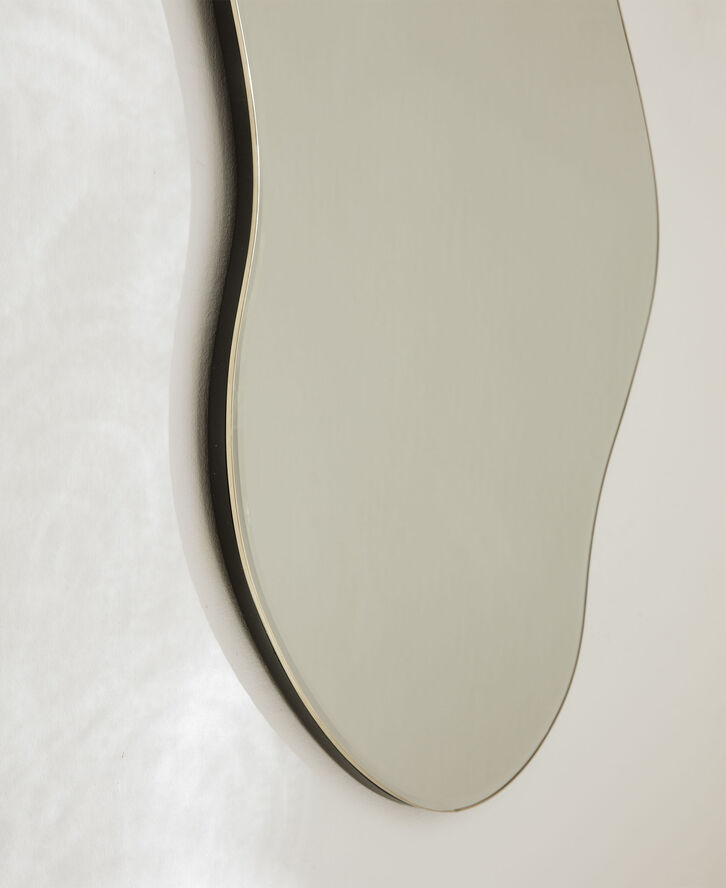 ferm LIVING Pond Mirror - Large - Brass Brass