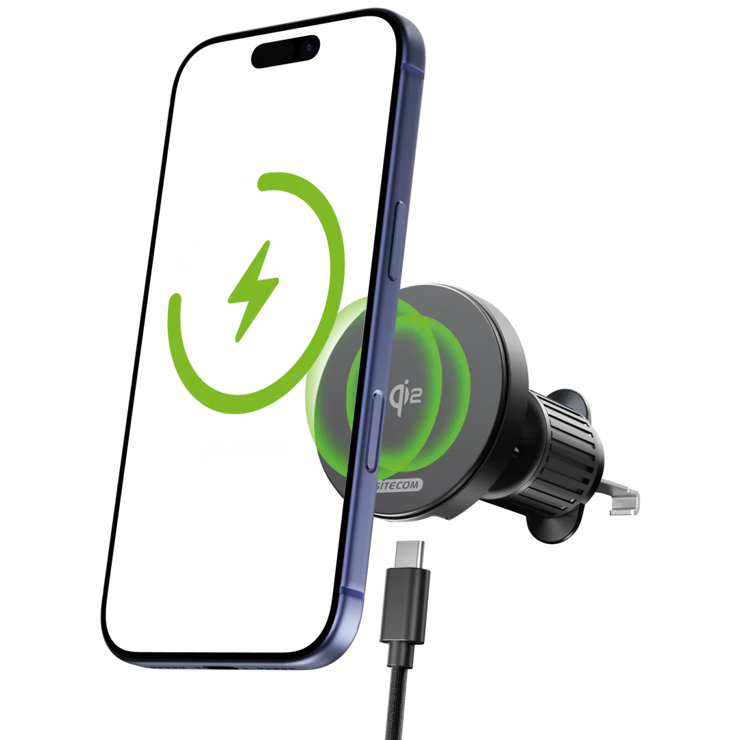 Chargeur de voiture magnétique sans fil Sitecom